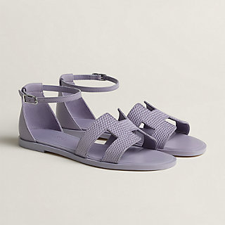 HERMES サスペンダー Santorini sandal - Purple | Hermès USA